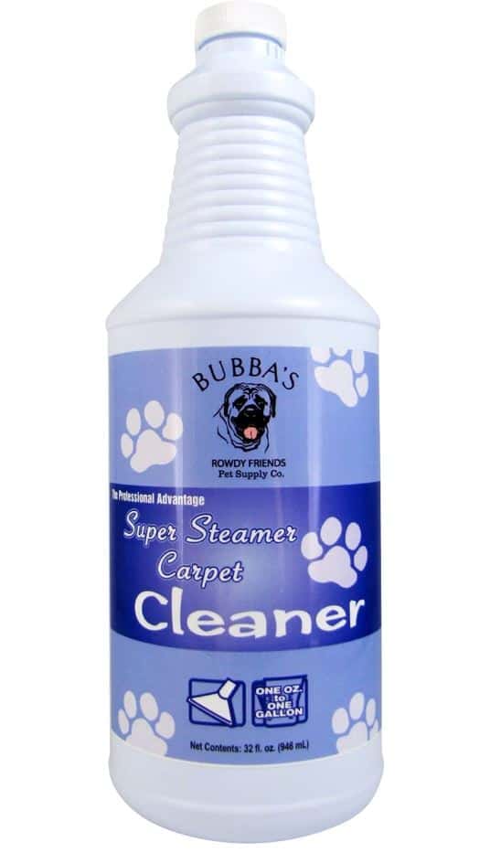Bubbas Super Strength Concentrate Pet Odour Eliminator Carpet Shampoo Solution 946 ml bottle